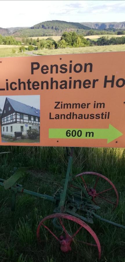 Lichtenhainer Hof Hotell Lichtenhain  Eksteriør bilde